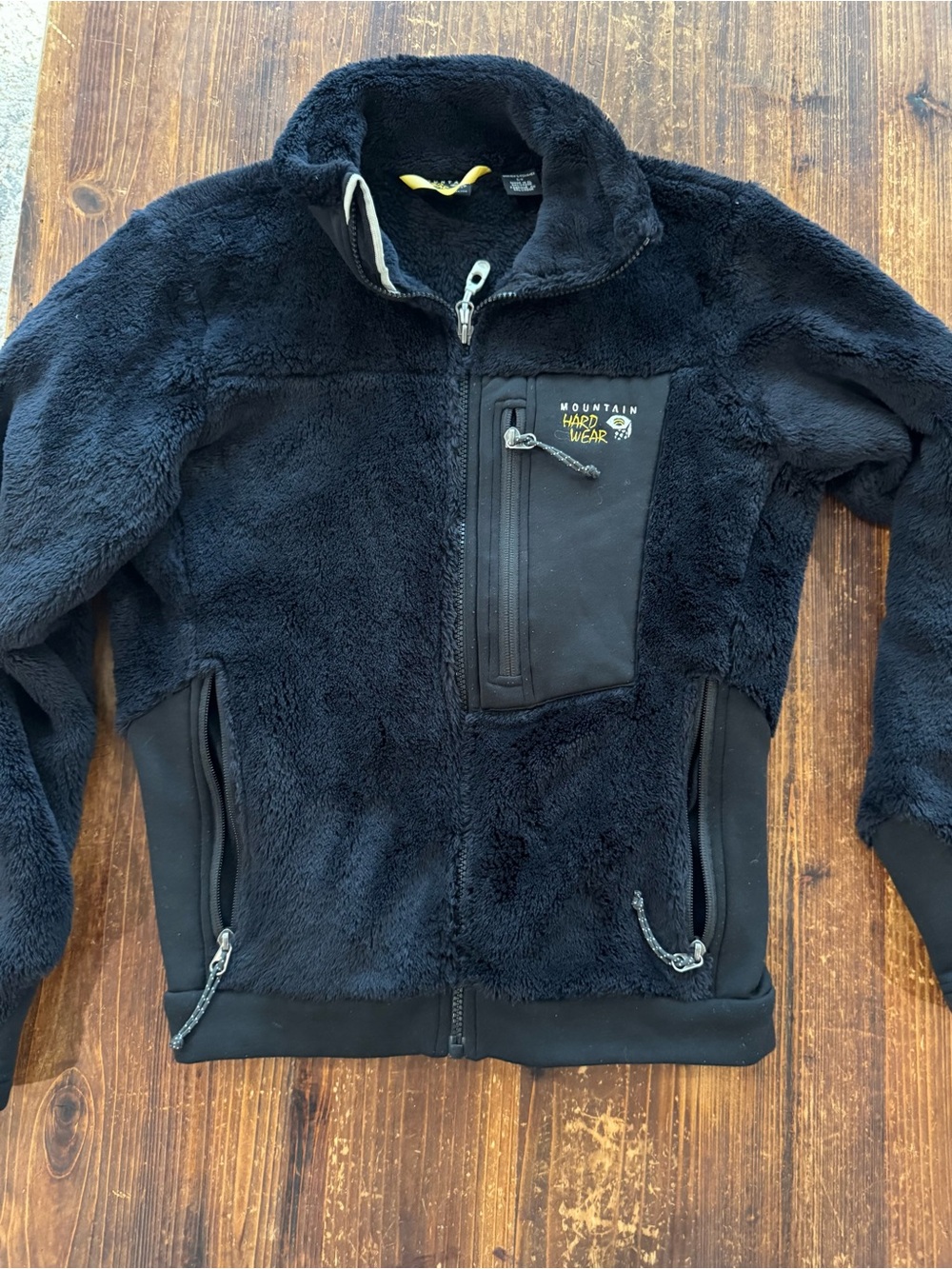 Mountain Hardwear Black Plush Fleece Jacket